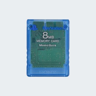 PlayStation 2 memory card blauw