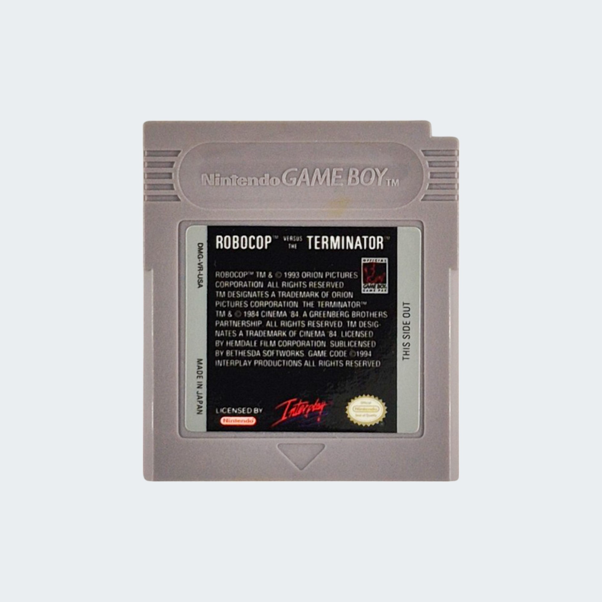 RoboCop versus The Terminator Game Boy