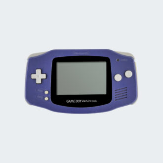 Game Boy Advance console indigo paars