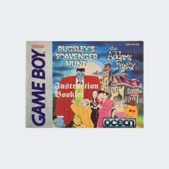The Addams Family: Pugley’s Scavenger Hunt Game Boy handleiding