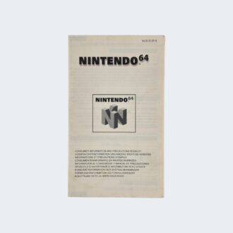 Nintendo 64 Information and precautions booklet