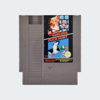 Super Mario Bros. & Duck Hunt Nintendo NES verkleurd