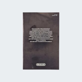 Nintendo Wii Health and Safety Precautions Booklet handleiding