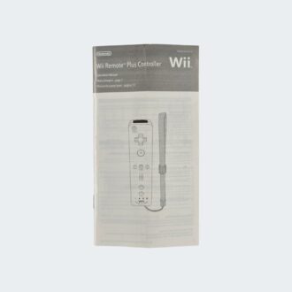 Wii Remote Plus Controller Operations Manual handleiding
