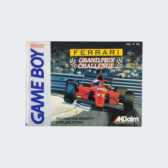 Ferrari Grand Prix Challenge Game Boy handleiding