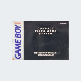 Game Boy Instruction Booklet handleiding