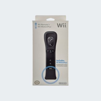 Nintendo Wii controller met Motion Plus adapter zwart compleet