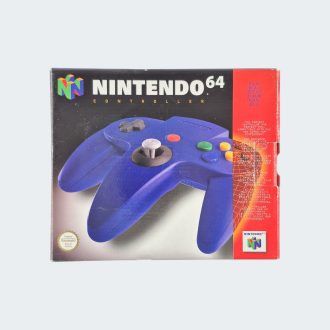 Nintendo 64 controller blauw compleet