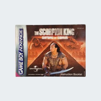 The Scorpion King: Sword of Osiris GBA handleiding goed