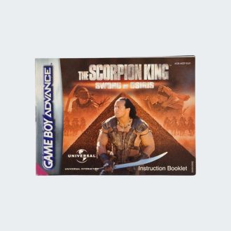 The Scorpion King: Sword of Osiris GBA handleiding uitstekend