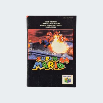 Super Mario 64 N64 handleiding