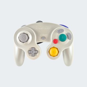 Nintendo GameCube controller parel wit