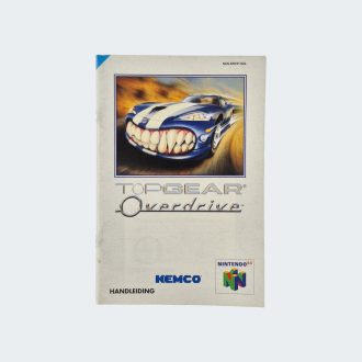 Top Gear Overdrive N64 Handleiding