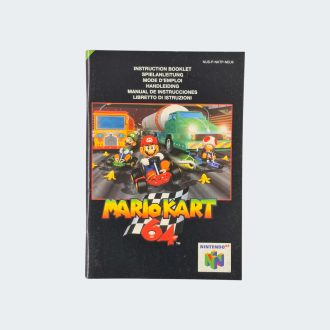 Mario Kart 64 – Nintendo 64 Game Manual / Instruction Booklet