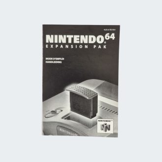 Nintendo 64 Expansion Pak handleiding