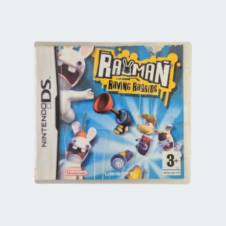 Rayman Raving Rabbids Nintendo DS label waterschade