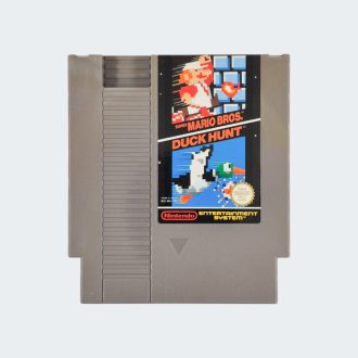 Super Mario Bros. & Duck Hunt Nintendo NES licht verkleurd