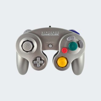 Nintendo GameCube controller zilver goed