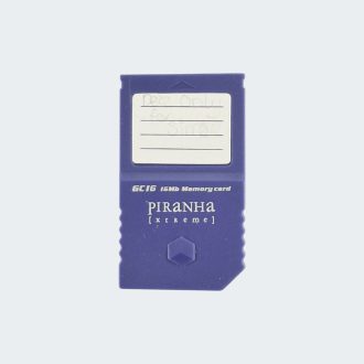 Nintendo GameCube memory card third party Piranha 16MB