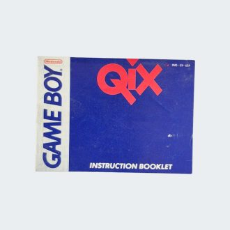 QIX Game Boy Handleiding