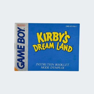 Kirby's Dream Land Game Boy handleiding uitstekend