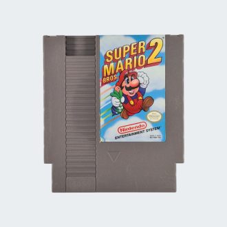 Super Mario Bros. 2 Nintendo NES los hoekje in label