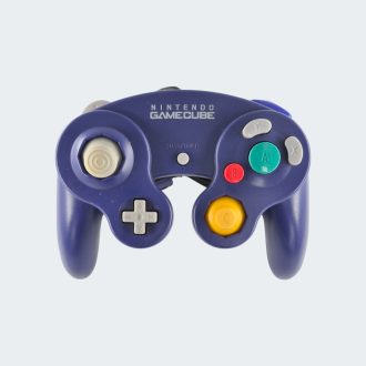 Nintendo GameCube controller indigo paars/transparant wit