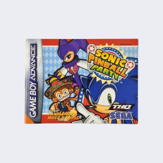 Sonic Pinball Party GBA handleiding