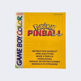 Pokémon Pinball Game Boy Color handleiding