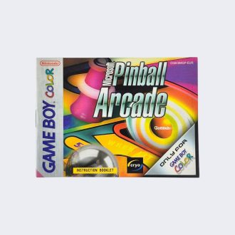 Microsoft Pinball Arcade Game Boy Color handleiding